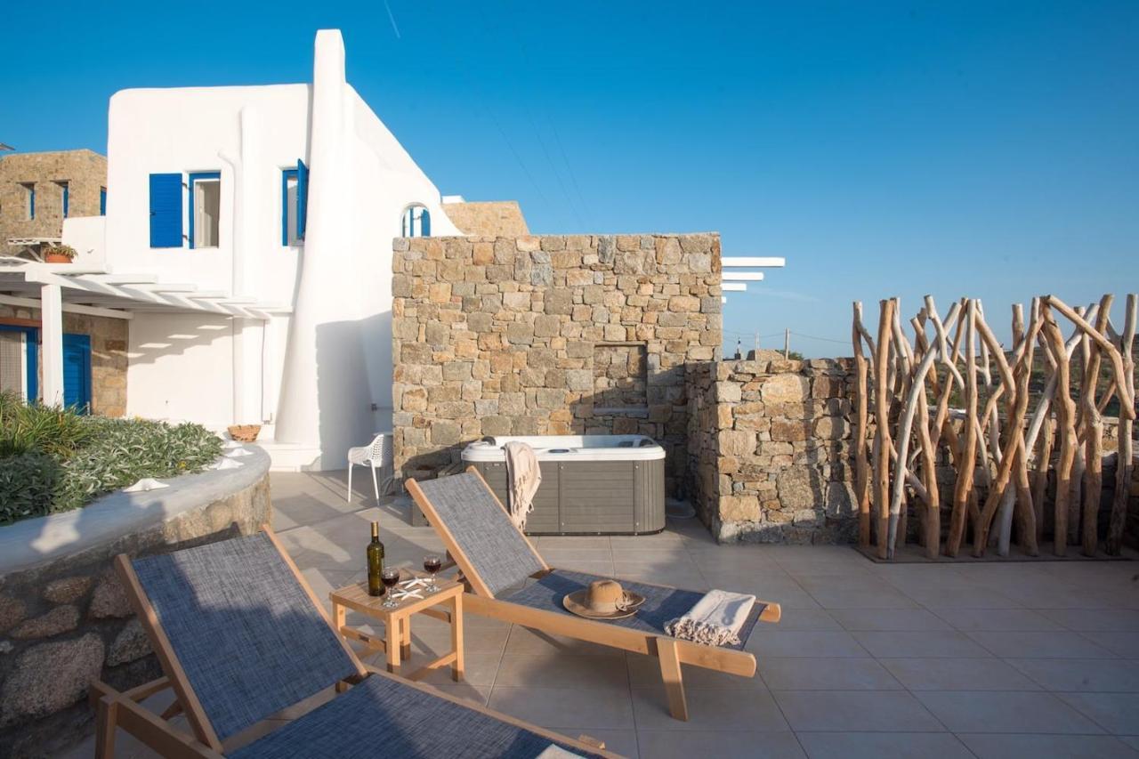 Gorgeous Studio In Cycladic Architecture Overlooking The Aegean Apartamento Houlakia  Exterior foto